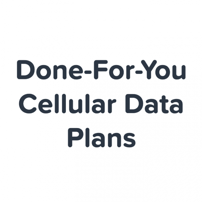 Cellular Data Plans